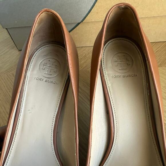 Tory Burch ‘Royal Tan’ Women Benton Heels - SZ 8 - Picture 14 of 15